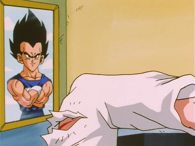 lonely_heheh's tweet photo. How did Bulma manage to get Vegeta to smile so candidly for this picture https://t.co/0UKuJCuzCx