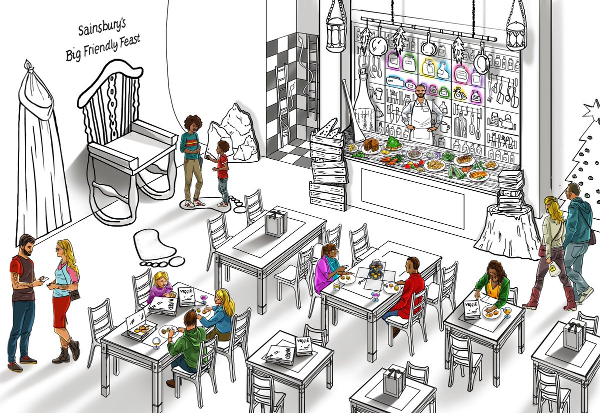 Rediscover the magic of Christmas this festive season at Sainsbury's…✨🎄

This Friday 22nd and Saturday 23rd of November doors will open to Sainsbury's Big Friendly Feast. Inspired by Roald Dahl’s iconic ‘BFG', as featured in our Christmas ad, this family friendly event will