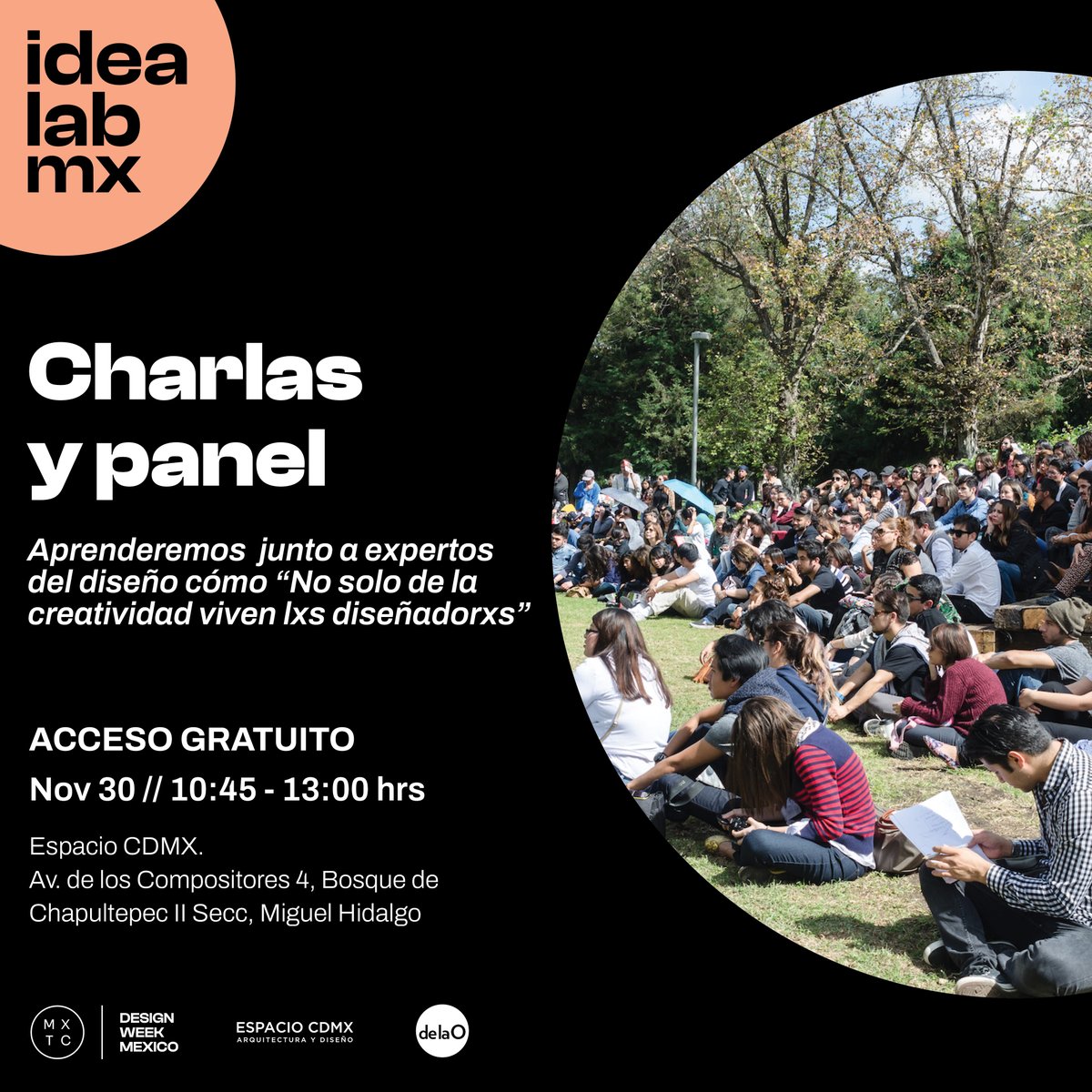 Design Week Mexico (@designweekmex) on Twitter photo Aprende de expertos en diseño sobre cómo vivir de la creatividad a través de:
🔹 Conferencias motivadoras.
🔹 Panel con soluciones para los desafíos del diseño.
🎟️ ¡Actividades gratuitas!
📍 30 de nov., 10:45 am en Espacio CDMX.
#IdeaLabMX #DiseñoEnMéxico <a href="/delao_design/">delaO design studio</a> Aprende de expertos en diseño sobre cómo vivir de la creatividad a través de:
🔹 Conferencias motivadoras.
🔹 Panel con soluciones para los desafíos del diseño.
🎟️ ¡Actividades gratuitas!
📍 30 de nov., 10:45 am en Espacio CDMX.
#IdeaLabMX #DiseñoEnMéxico <a href="/delao_design/">delaO design studio</a>