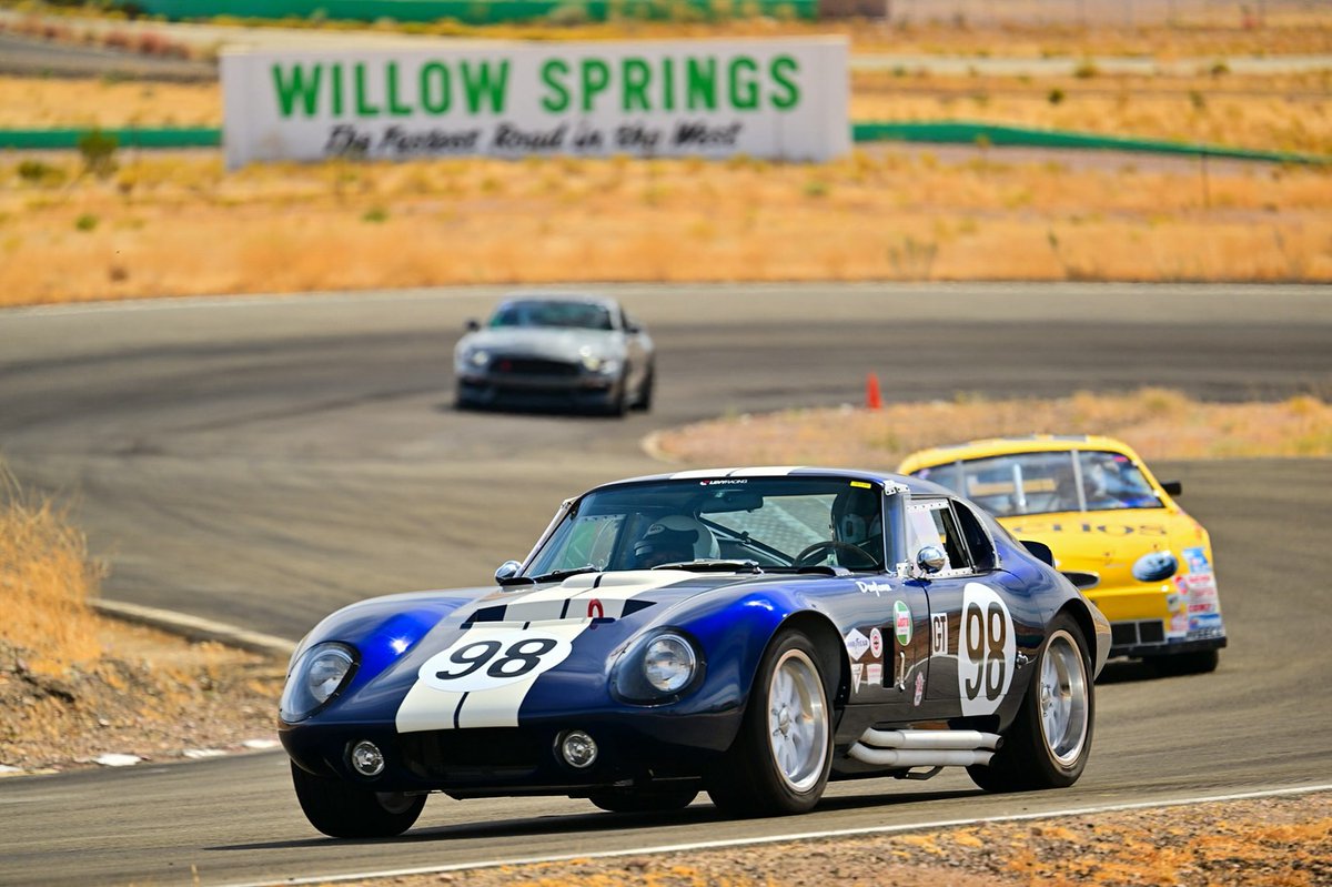 FactoryFive's tweet photo. “Factory Five was well-represented, and that’s my car, #319 Coupe, out on the track,” customer Steve P. shared.
Big thanks to @caliphotovideo for capturing these awesome shots.
Read more: https://t.co/BOQepPdHGq
#trackday #factoryfive #willowsprings #racing #coupe #type65 https://t.co/XX9EXTyBLA