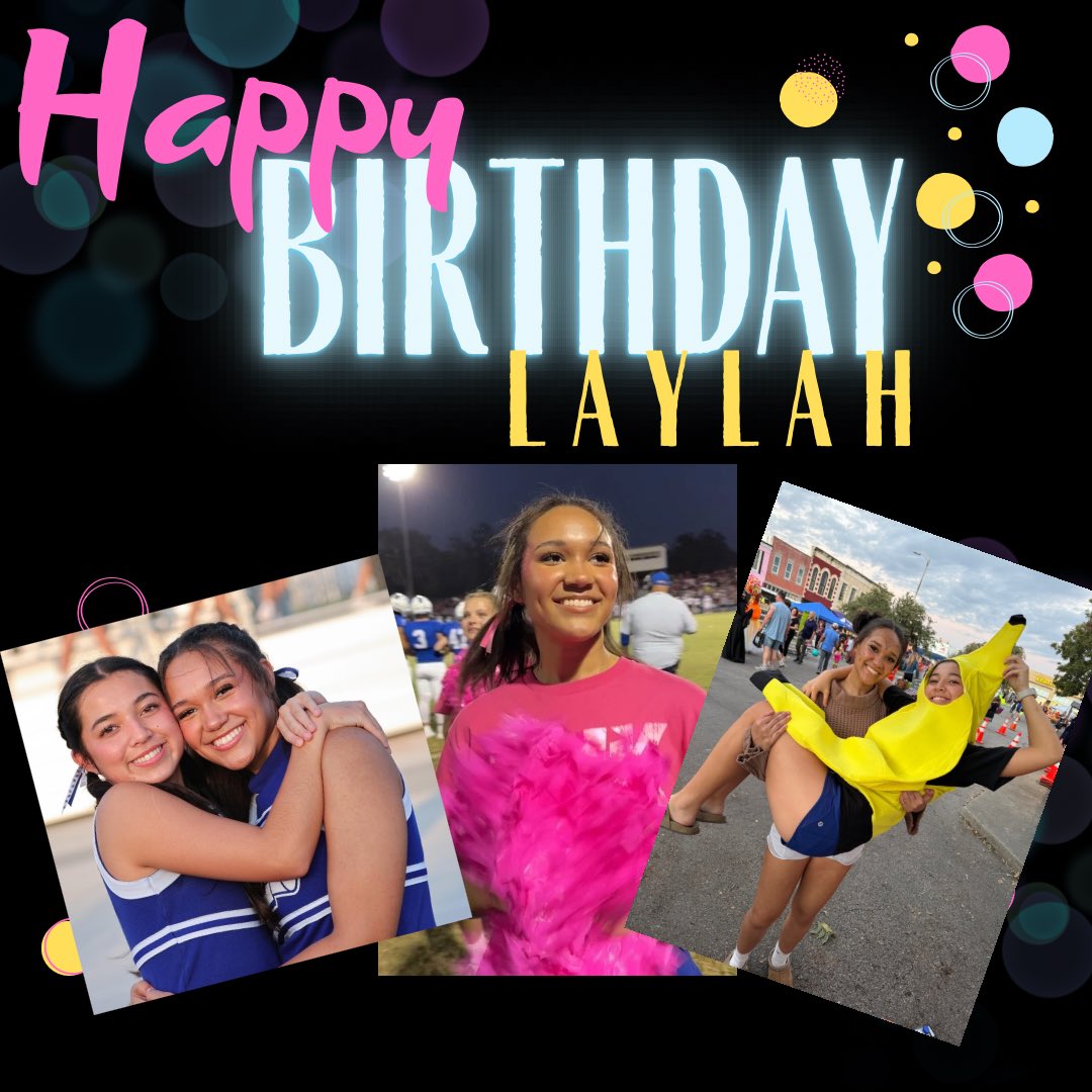 Happy Birthday Laylah! 🥳 We hope your day is absolutely amazing! 🎉🩷