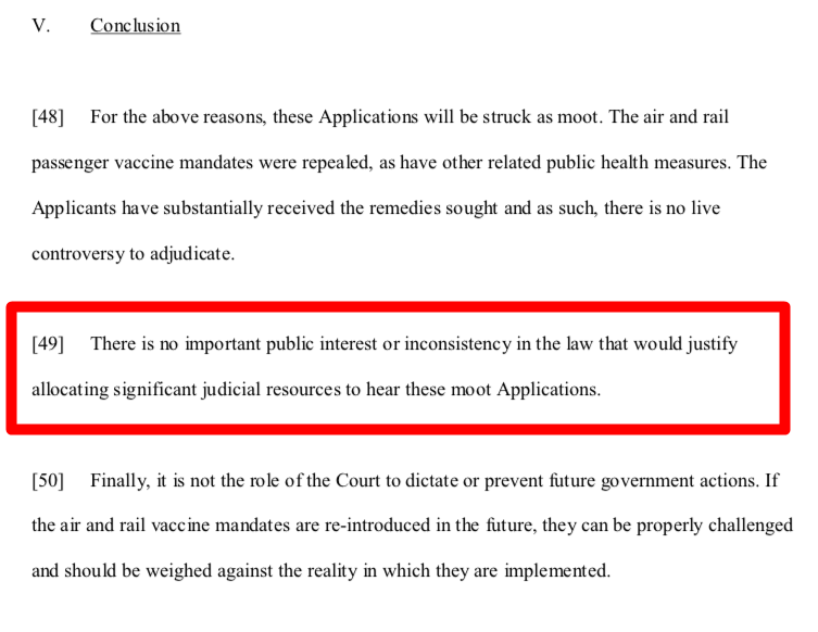 ShaunRickard67's tweet photo. 🚨 ATTENTION EVERYONE - ZOOM LINK 🚨 
Due to the overwhelming amount of e-mails they've received from the public requesting to attend our motion hearing via Zoom and in person on Monday November 18th, the Federal Court has now set up the hearing as a webinar to accommodate a much larger number of attendees 

IMPORTANT: All registrations must be received by the court by no later than 4pm today (Friday November 15th) 

We need a MASSIVE turnout online to send a clear message to the court and the government that there is SUBSTANTIAL public interest in this case. As you can see in the attached screenshot, Justice Gagne's mootness ruling on our previous case in 2023 falsely states that there was not enough public interest in our case to justify the courts time, money and resources. This was a blatant lie, we had close to 20K members of the public register to attend our appeal hearing via Zoom, the most people to attend a Federal Court hearing ever in Canadian history.

Please follow the link below to register:
https://t.co/50YLjR8qX4
*After registering, you will receive a confirmation email containing information about joining the webinar

***It is imperative that everyone reposts this information on X, as well as on all other SM platforms

In person attendance: Federal Court - Courtroom 4A 180 Queen St W, Toronto, ON M5V 1Z4  

All donations to our legal fund are much needed and greatly appreciated: https://t.co/fbsJJSXQk6 

Thank you all once again for your continued support  

Shaun & Karl