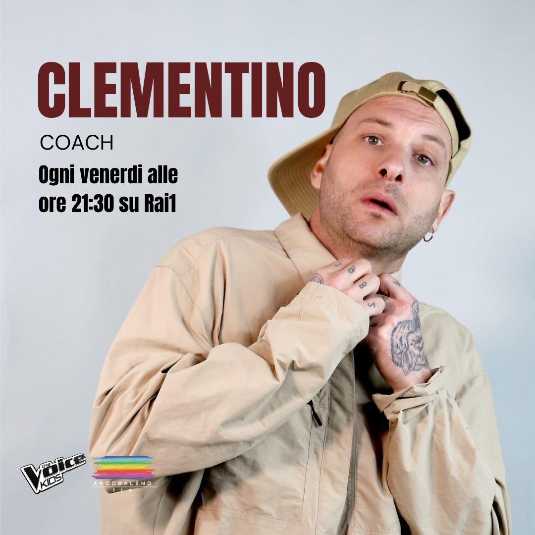 #TheVoiceKids

Ogni venerdì alle ore 21:30 con <a href="/CLEMENTINOIENA/">CLEMENTINO IENA</a> su <a href="/RaiUno/">Rai1</a> e in diretta streaming su <a href="/RaiPlay/">RaiPlay</a>.

Produzione <a href="/FremantleIT/">Fremantle Italy</a> 

#Clementino #Rai1
#ArcobalenoTre