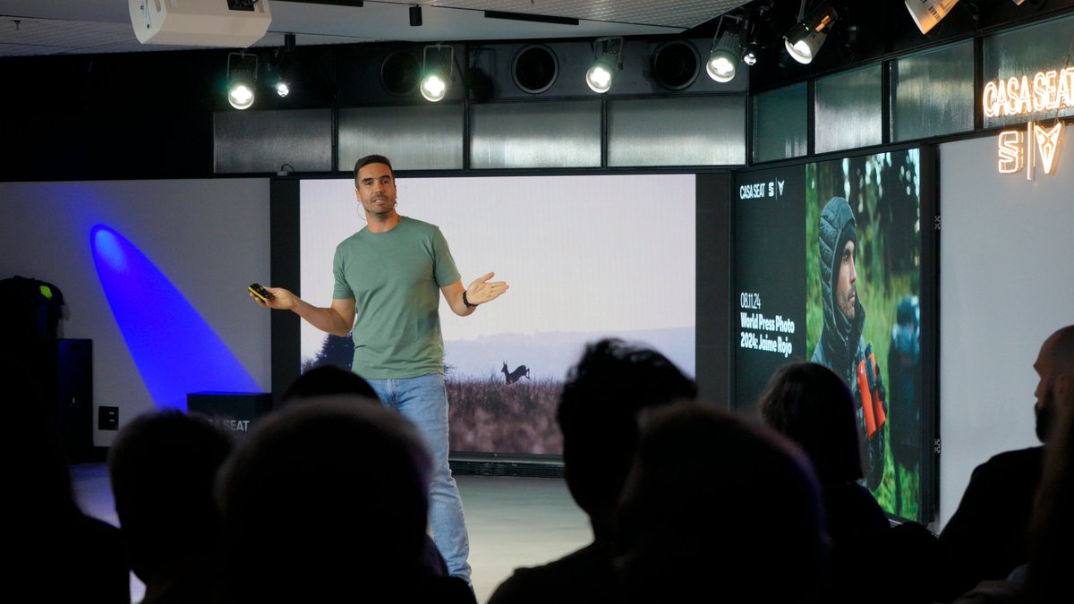 ⏯️ Recupera la presentación de <a href="/rojovisuals/">Jaime Rojo</a> sobre las mariposas monarca en #CasaSEAT.

El fotógrafo español, galardonado este #WorldPressPhoto2024, participó en una de las actividades de #WPPBarcelona:

⏯️youtu.be/l9mvmjkhqBE?si…

📷 © @DeQuadrasAna