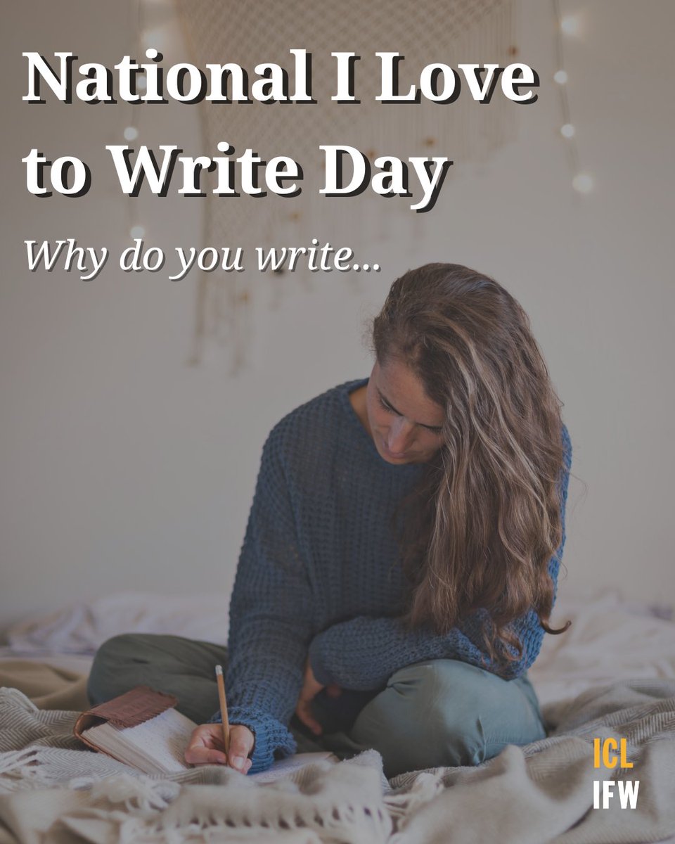 IFWwriters's tweet photo. Happy #ILovetoWriteDay! Why do you write? This day was founded in 2002 by John Riddle. Learn more here: https://t.co/P32ouF7Mvz
#Writing #Writers #JohnRiddle #WritingCommunity #Storyteller #AmWriting #CreativeWriting #ghostwriter #freelancewriter #author https://t.co/29Il89cfTy