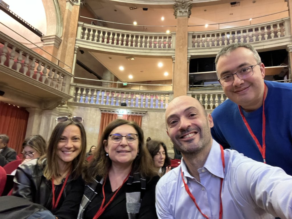 ERC in Italy APS (@ercinitaly) on Twitter photo Great second day of the <a href="/ERCinItaly/">ERC in Italy APS</a> event at <a href="/CaFoscari/">Unive Ca' Foscari</a> in Venice!
<a href="/fspasqualini/">Francesco Pasqualini</a> taught a great lesson on how to <a href="/ERC_Research/">European Research Council (ERC)</a> 💪
<a href="/CiofaniGianni/">Gianni Ciofani</a> <a href="/CimettaLab/">Elisa Cimetta</a> great founders and mentors!
Italian ERC grantee, join us!👇
ercinitaly.eu/join-us/ Great second day of the <a href="/ERCinItaly/">ERC in Italy APS</a> event at <a href="/CaFoscari/">Unive Ca' Foscari</a> in Venice!
<a href="/fspasqualini/">Francesco Pasqualini</a> taught a great lesson on how to <a href="/ERC_Research/">European Research Council (ERC)</a> 💪
<a href="/CiofaniGianni/">Gianni Ciofani</a> <a href="/CimettaLab/">Elisa Cimetta</a> great founders and mentors!
Italian ERC grantee, join us!👇
ercinitaly.eu/join-us/