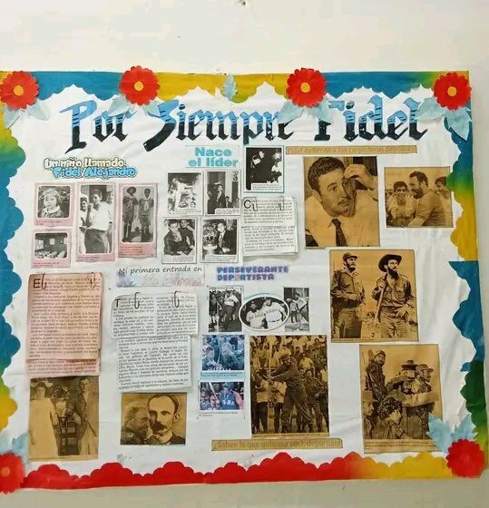 Ecposiciones dedicadas a nuestro gran líder.