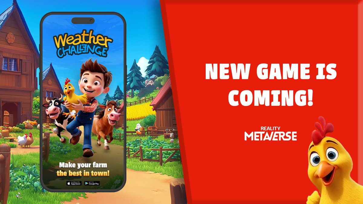 🌤 Our next game: Weather Challenge! 🌤

🚀 We’re unveiling the progress of Weather Challenge for the first time! Predict, bet, and earn $RMV in a unique Web3 game.

🌾 Not just betting! Win rewards and grow a farm to earn extra $RRUSH and $RMV.
💸 Dual Token Economy: $RMV for