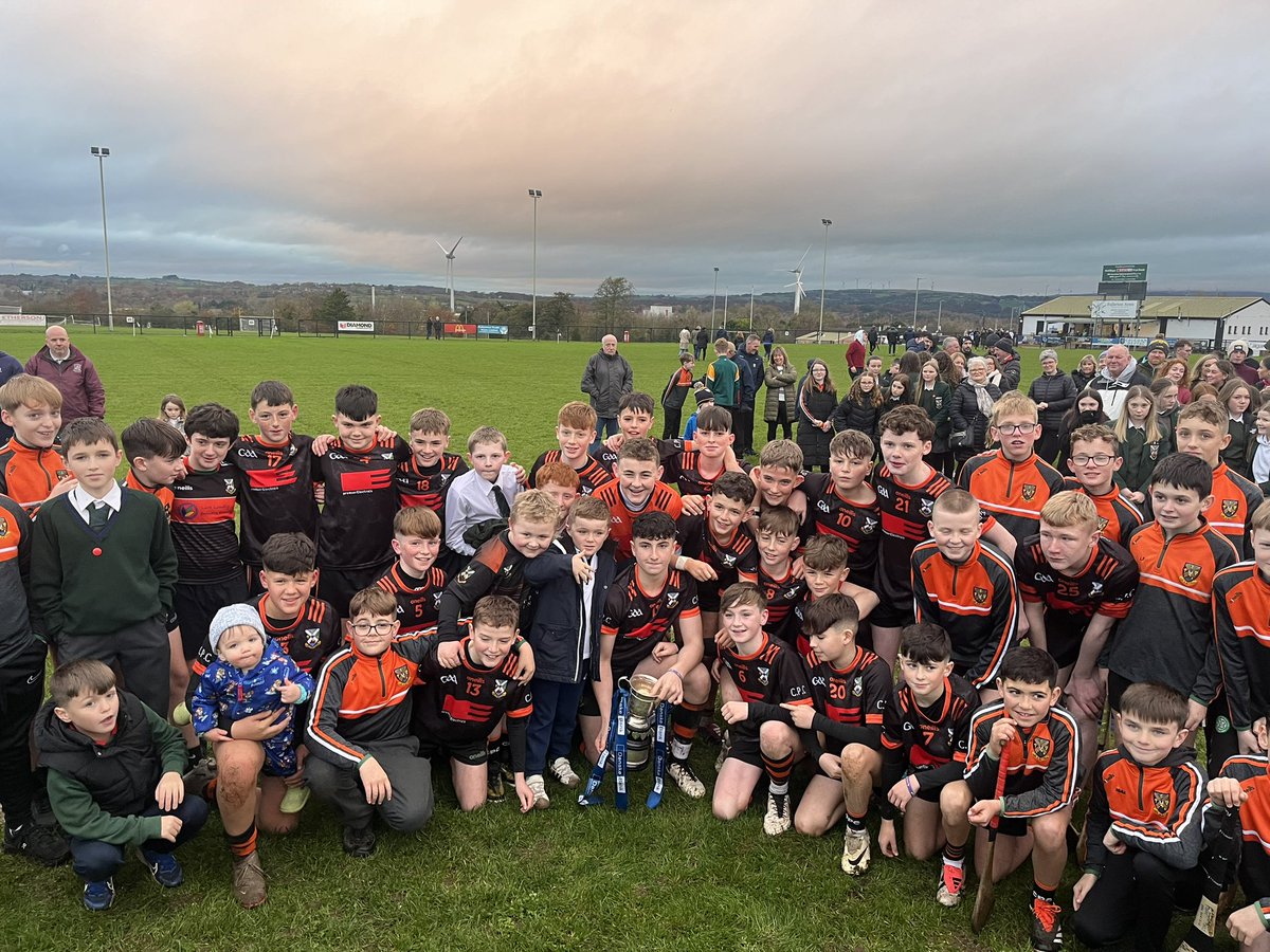 🏆Ulster Champions 🏆

Brilliant win for our U-13 1/2 hurlers winning the <a href="/ulsterschools/">Ulster Schools GAA</a> McNamee Cup today beating <a href="/StPatsMaghera/">St Patrick's College</a> 2-10 to 3-1 

Fantastic lads 🟠⚫️