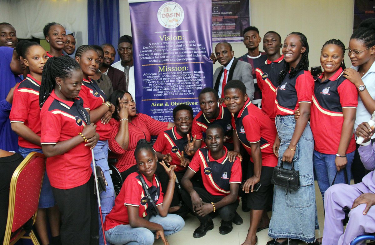 After years of persistent advocacy for recognition and all round inclusion, we announce the launch of the DEAFBLIND SUPPORT INITIATIVE NIGERIA, Pictures and highlights can be viewed here : 
,
facebook.com/share/p/1As7Tj…

facebook.com/share/p/15cJyy…

facebook.com/share/p/19WR4E…