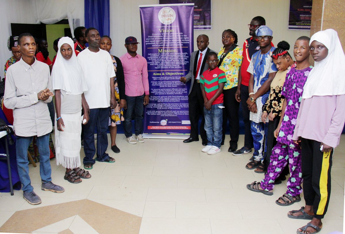 AbilityLeaders's tweet photo. After years of persistent advocacy for recognition and all round inclusion, we announce the launch of the DEAFBLIND SUPPORT INITIATIVE NIGERIA, Pictures and highlights can be viewed here : 
,
https://t.co/7ejb5ZVoSG

https://t.co/ZXLEWldLwE

https://t.co/9iH1ARpRtL https://t.co/olprfVKoqK