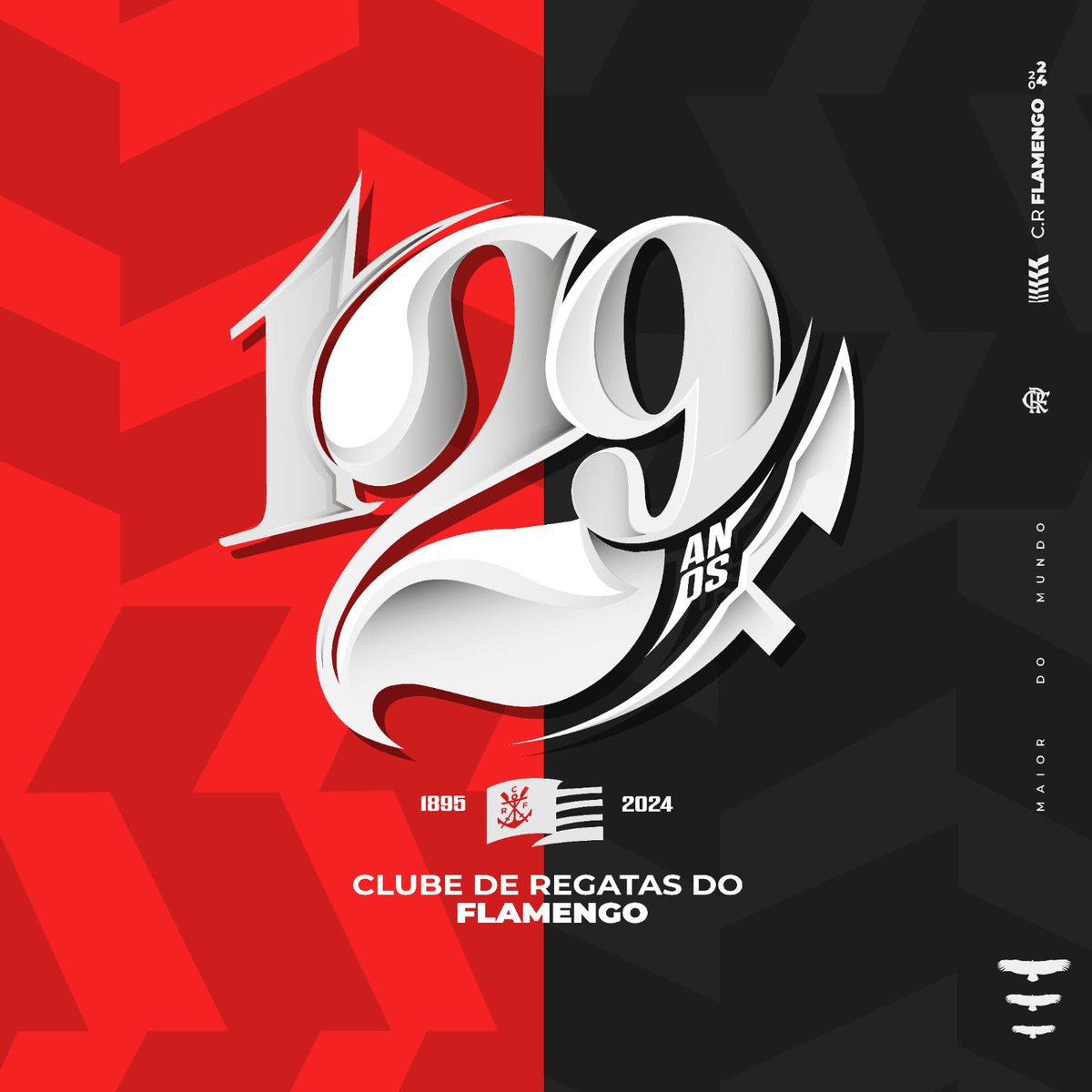 Hoje celebramos 129 anos do Maior Clube Poliesportivo do Mundo! De uma instituição que nasceu pra ser protagonista. Não só no remo, nosso esporte fundador. Não só no futebol, que enche nossa sala de troféus e arrebata milhões por onde passa. Mas também no basquete, no judô, no