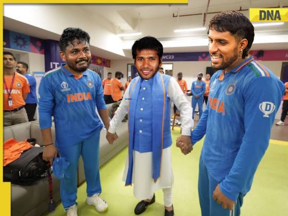 academy_dinda's tweet photo. 🚨 Dinda Academy CEO meets Sanju Samson and Tilak Varma for their huge contribution towards the admission of African bowlers https://t.co/gCcdpW7UNb