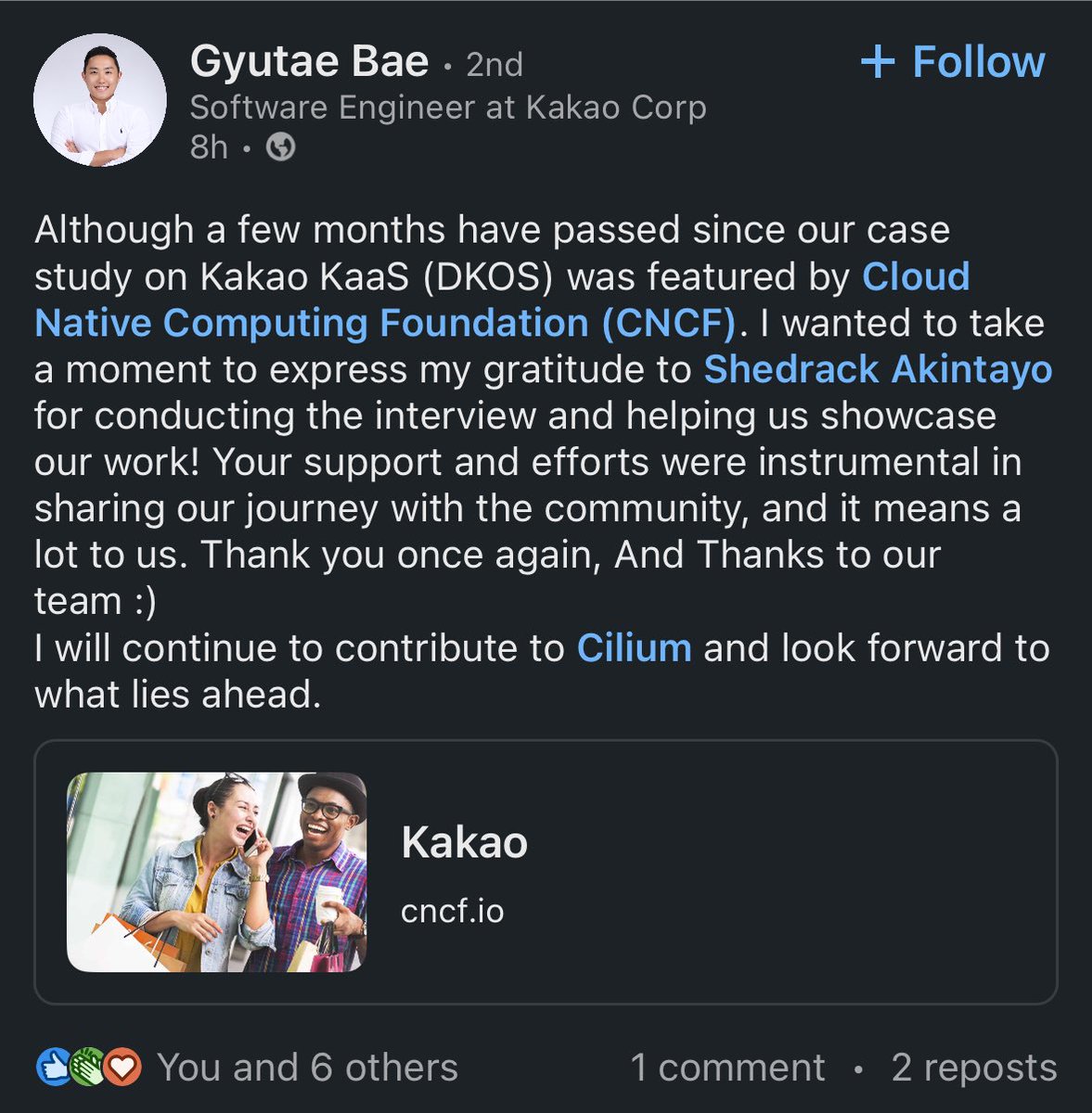 I love telling technical stories &amp; I’m pretty much proud of the work I did for the <a href="/ciliumproject/">Cilium</a>.

However nothing beats seeing posts like this from the community.