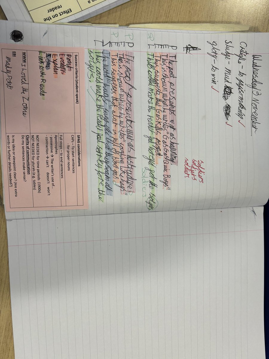 28RL did some amazing work analysing how language is used to present war in ‘Dulce’ today! Sam B-N earned Student of the Week for his efforts!  <a href="/Hope_academyeng/">Hope Academy English</a>