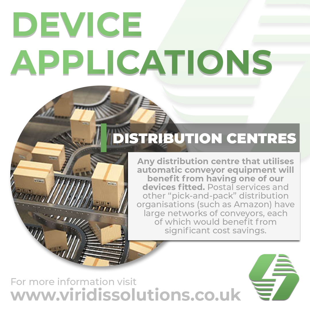 Any distribution centre that utilises automatic conveyor equipment will benefit from having one of our devices fitted. 📦

Please visit: viridissolutions.co.uk/demo to book a FREE consultation and demonstration. 🔗

#energy #moneysaving #technology #farming #energysaving