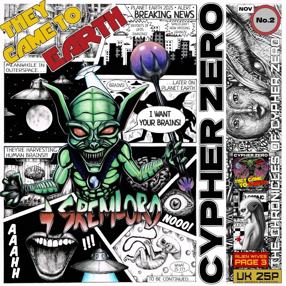 CypherZeroMusic's tweet photo. They Came to Earth. Featured in the cosmic literature, 'The Chronicles of Cypher Zero'... https://t.co/SZEyRZXYjC