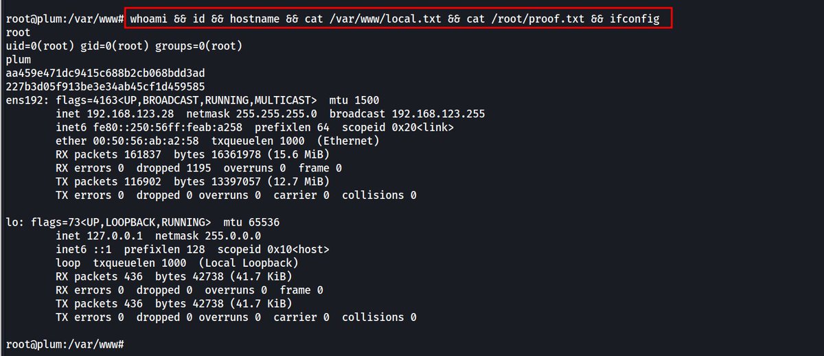 Wagan_arora's tweet photo. 📢 100 Days of OSCP: Day 5

💻Just rooted plum, DVR4, Ochima, SPX on OffSec Proving Grounds Practice! 🚀 #OSCP #100DaysOfHacking #100DaysOfOSCP #CyberSecurity  #CTF https://t.co/9sPivptnmB