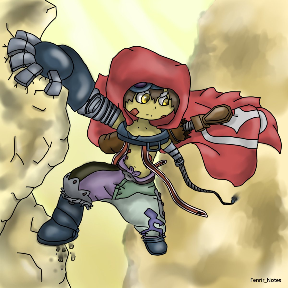 Fenrir_Notes's tweet photo. Pre-Amnesia Reg Ascending the abyss. #Madeinabyss #miabyss #Reg #レグ #メイドインアビス https://t.co/BVvUILxkJL