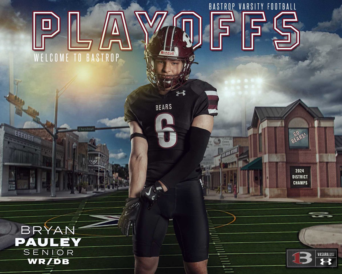 Vasaraphoto's tweet photo. •Bi-District Championship Game Day!
•Playoffs Round 1
📷Bastrop vs. San Antonio Lanier
📷 Friday 11/15
📷 7:30 PM
📷Memorial Stadium • Cedar Creek, TX
Meet Your Player:
#6 - Senior - Bryan Pauley - WR/DB
#effort #1sttimein15years #whynotus https://t.co/afnqhNhrRs