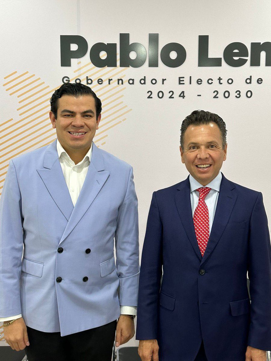 Se reune el gobernador electo <a href="/PabloLemusN/">Pablo Lemus Navarro</a> con <a href="/FavioCP/">Favio Castellanos</a> coordinador de diputados federales de <a href="/_MorenaJalisco/">Morena Jalisco</a> 

“El proceso electoral ya quedó atrás y ahora es momento de poner por delante el bien común, por eso, vamos a trabajar juntos por el futuro de nuestro estado, cada quien