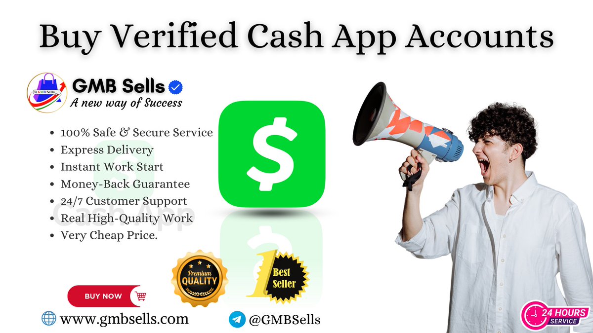 GMBSells's tweet photo. @thomashammond__ Buy verified Cash App accounts for your business from GMB Sells. We offer fully authenticated Cash App logins at competitive prices. Get secure access and boost productivity – Buy from our trusted marketplace https://t.co/P44UaEnSql

+1 (640) 213-6072 | https://t.co/7TuyC7AHd8 https://t.co/TVNkzTCmbE