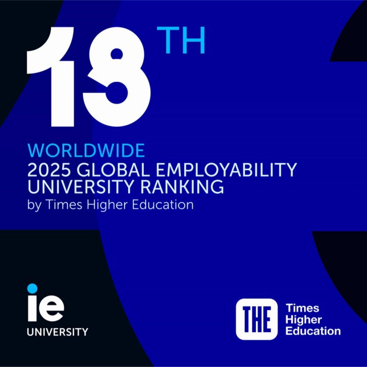 IE University ranks #18 globally, #6 in Europe, and #1 in Spain in the Times Higher Education 2024 Global Employability Ranking! timeshighered Thank you to our community and global employer partners for recognizing our graduates' impact.  blgs.co/M1Ahwm