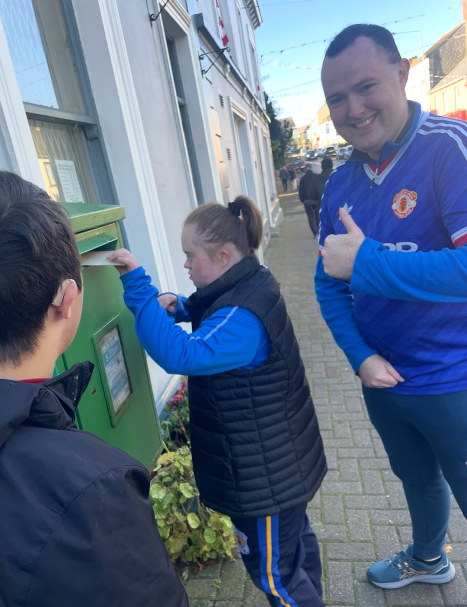 StBricins's tweet photo. ️ Our students excited to post their Pen Pal letters connecting with incredible students in a school in Kildare. This initiative fosters meaningful friendships, builds communication skills, and promotes inclusivity and understanding. #PenPalProgramme #Equality https://t.co/9LQP1ObaBD