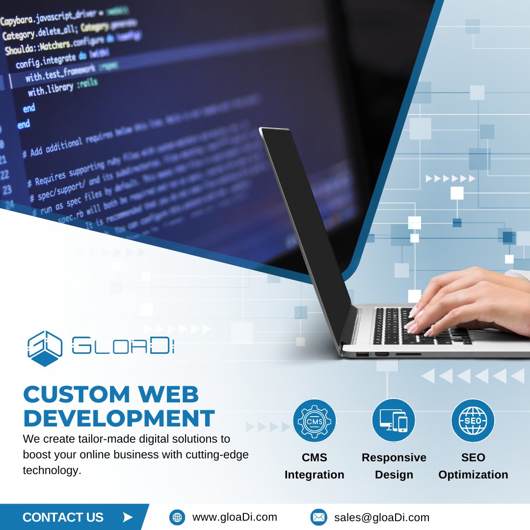 Gloadillc's tweet image. At GloaDi, we don't just design websites: we create digital experiences that connect with your customers and position your brand as a leader in your industry. 
Why choose us?
✅ Customized strategies for your objectives.
✅ Expert support at every stage of your project.
