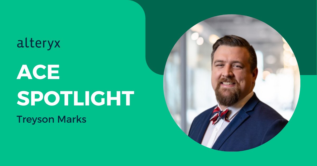 alteryx's tweet image. Meet Treyson Marks—Alteryx ACE, #AnalyticsAutomation pro, and User Group leader! Passionate about data integrations, dynamic workflows, and even sneaks in some late-night pickleball.
💰 Want to know how he’s helped companies save millions?
🏋️ Read on: ow.ly/4Wg750TS8Yj