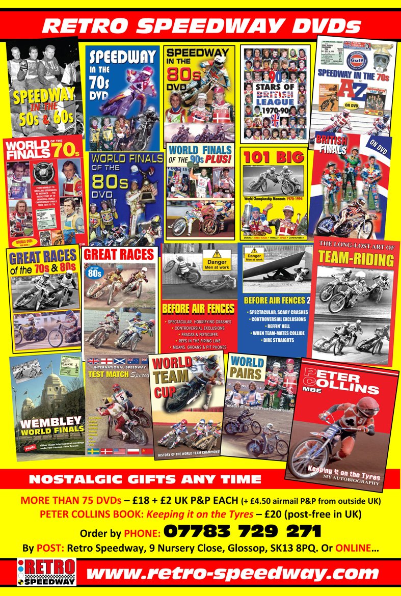 That's Christmas gifts sorted...
Check out more than 75 timeless nostalgic DVDs at retro-speedway.com
#speedway #retro #nostalgia #gifts