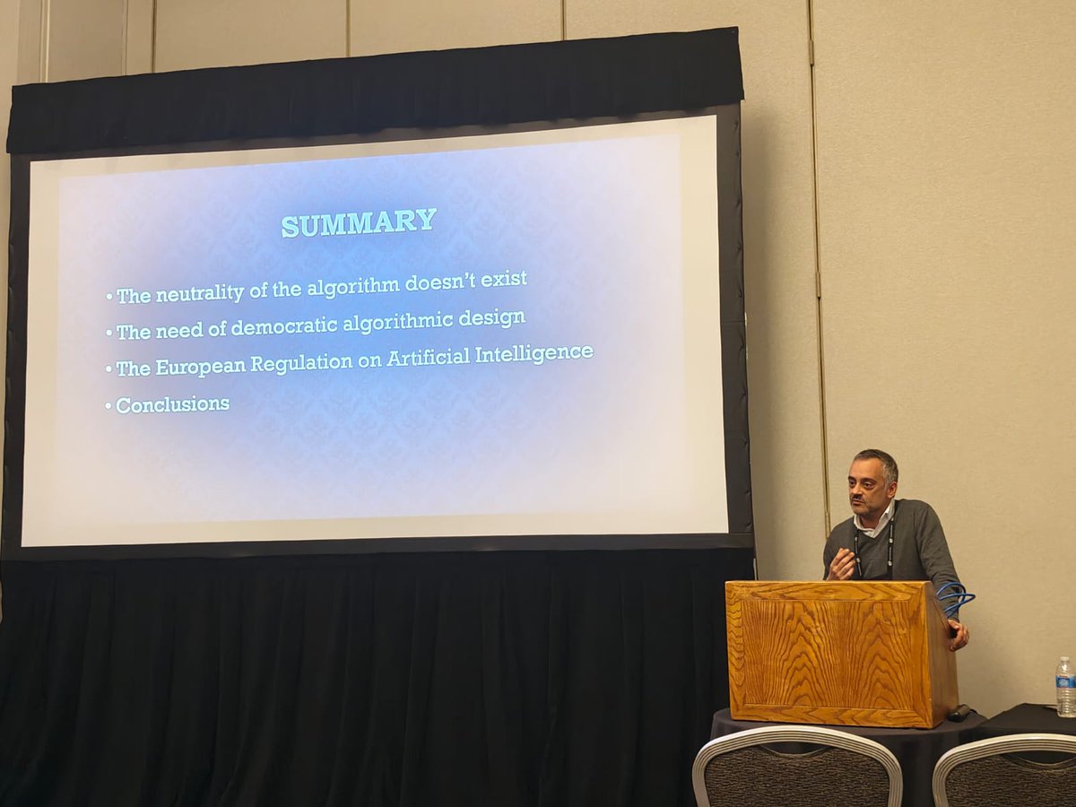 ecrim (@ecrim_udc) on Twitter photo ECRIM member and <a href="/DerechoUDC/">Facultade Dereito UDC</a> Dean Xulio Ferreiro gives his talk 'The Use of AI in Criminal Justice: A European Perspective' at the annual conference of the American Society of Criminology #ASCSanFran24 <a href="/UDC_gal/">Universidade da Coruña</a> ECRIM member and <a href="/DerechoUDC/">Facultade Dereito UDC</a> Dean Xulio Ferreiro gives his talk 'The Use of AI in Criminal Justice: A European Perspective' at the annual conference of the American Society of Criminology #ASCSanFran24 <a href="/UDC_gal/">Universidade da Coruña</a>
