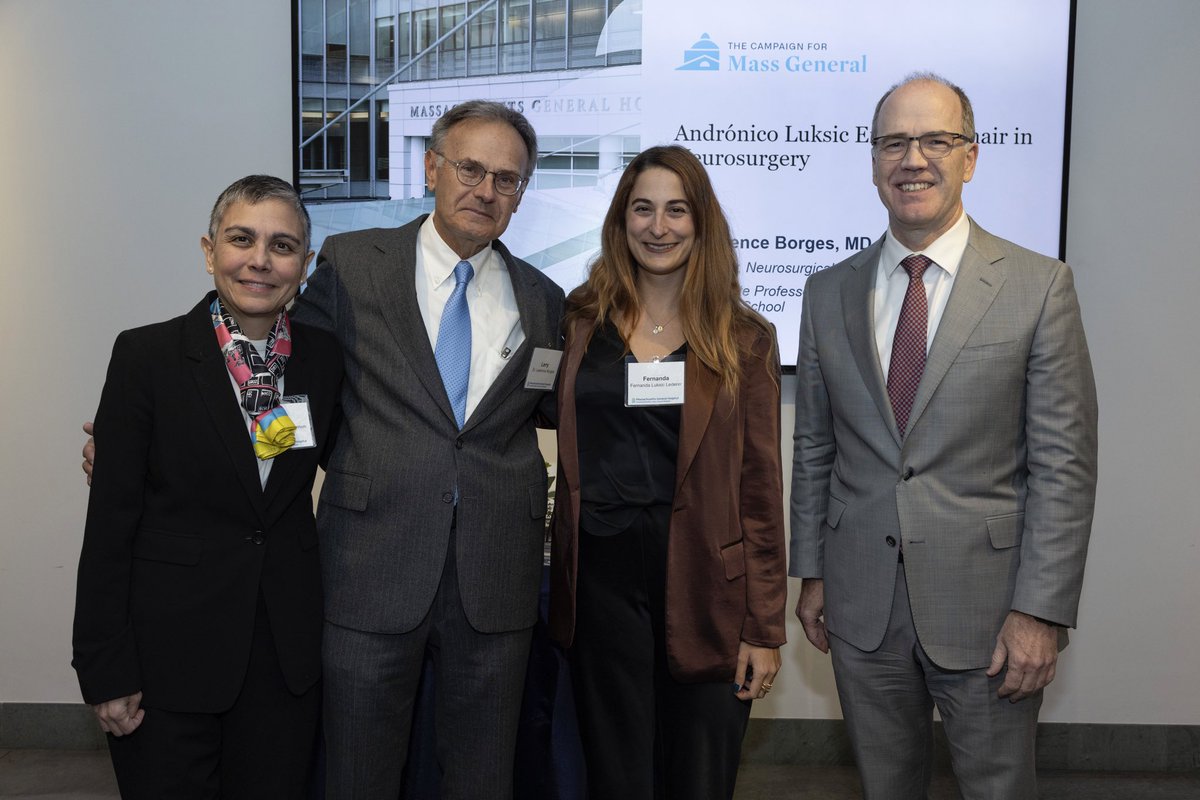 Bob Carter MD PhD (@bobcartermd) on Twitter photo Wonderful to celebrate our outstanding faculty member, Dr. Larry Borges, with a new endowed chair at Massachusetts General Hospital last night. Special thanks to the Luksic family for your incredible support!! <a href="/MGBneurosurgery/">MGB Neurosurgery</a> <a href="/MassGeneralMDs/">Mass General MDs</a> Wonderful to celebrate our outstanding faculty member, Dr. Larry Borges, with a new endowed chair at Massachusetts General Hospital last night. Special thanks to the Luksic family for your incredible support!! <a href="/MGBneurosurgery/">MGB Neurosurgery</a> <a href="/MassGeneralMDs/">Mass General MDs</a>