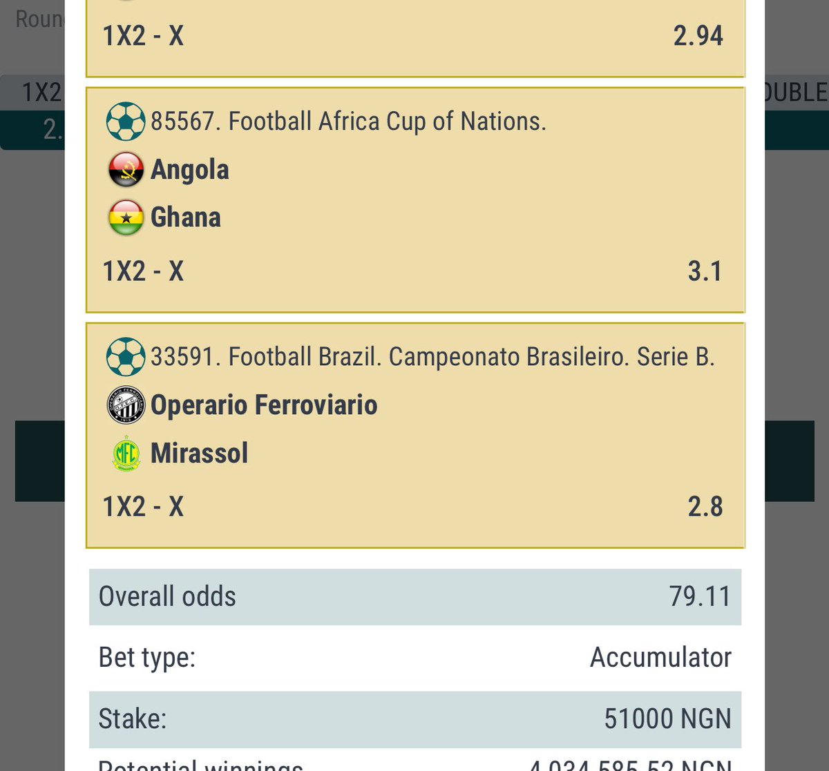 DoctorBet's tweet photo. 79 odds draws on 22bet 

Wins 4M 

3N1MM

Register a 22BET account via link https://t.co/eqY7KhoQVZ

🍏Promo code Banks

You get 200% bonus on your first deposit 💥

WhatsApp channel https://t.co/X5gxGJ3PLG

Telegram channel: https://t.co/vjk4InLshm https://t.co/WVqD77Swyj