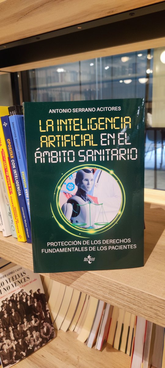 #librofindesemana 'La Inteligencia Artificial en el ámbito sanitario' tiene por objeto exponer algunas consideraciones éticas y legales en el uso de la IA en el ámbito sanitario o de salud

tecnos.es/libro/practica…