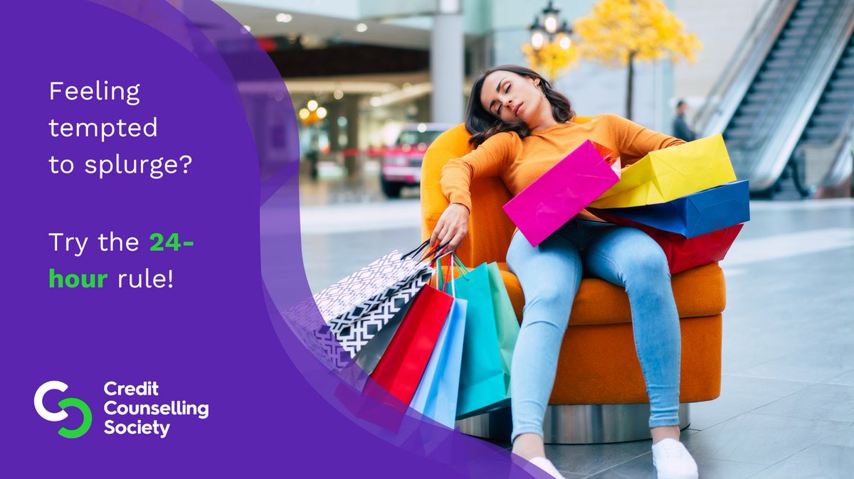 CrdtCounselSoc's tweet image. Wondering how to avoid #overspending and impulse buys? Try #delaying your #purchase for 24 hours. This can help you determine whether it's #want or a #need. 

#FinLit2024 #MoneyOnYourMind #ImpulseSpending #SavingsTips #FinancialEducation