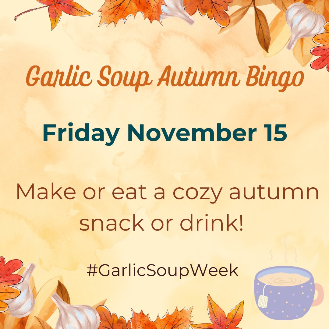 GarlicSoupWeek tweet picture