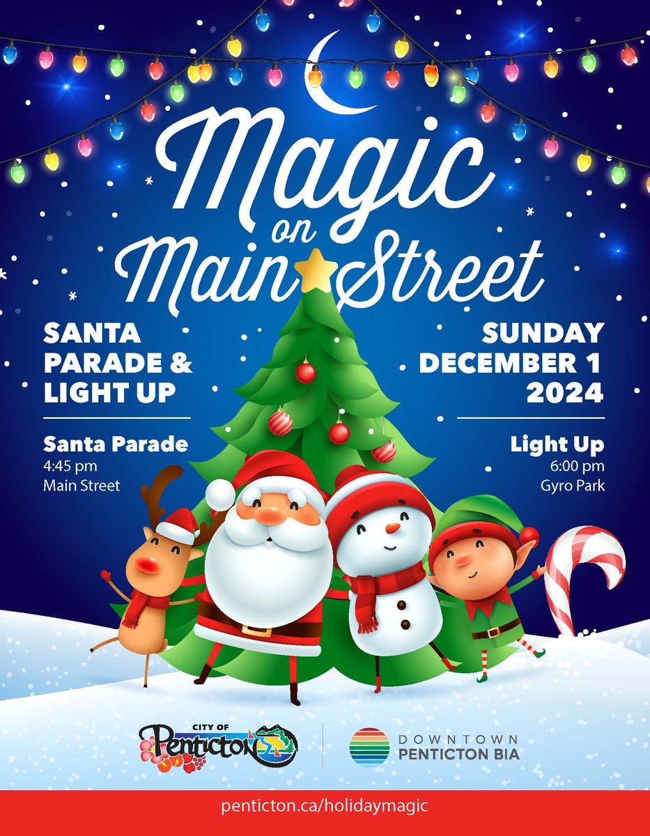 startpenticton's tweet photo. Calling all Penticton and area businesses! How would you like to showcase your business in the hugely popular Santa Claus Parade?

Time is running out to register your float. 

Get more details and sign up today! https://t.co/Q1ysZFiX9F https://t.co/mit92ml8aM