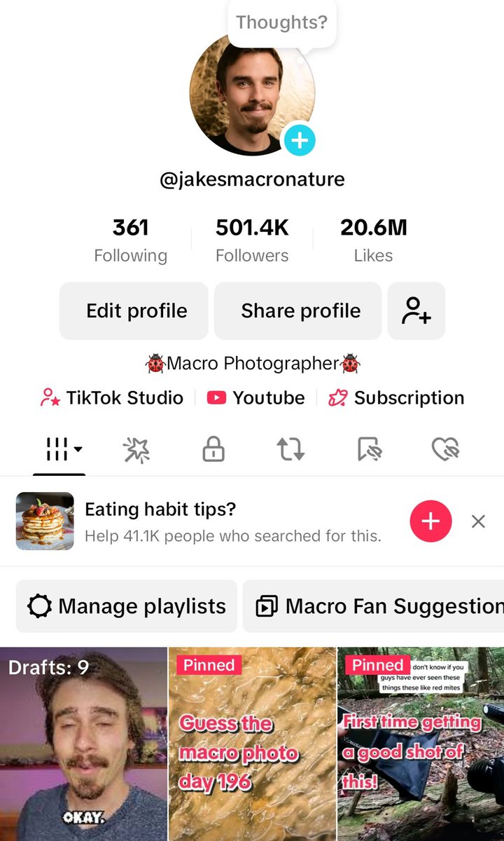 jakemacronature's tweet photo. We just passed 500k followers on Tiktok for the macro guessing game! More and more people are joining every day!
#macroguessinggame #macrophotography https://t.co/1tmsb8oCB1