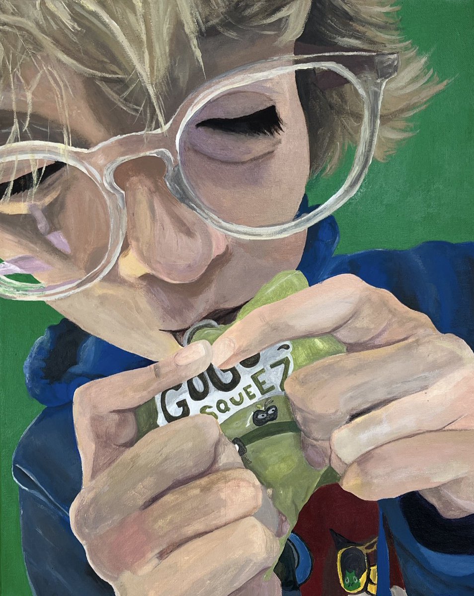 southallegheny's tweet photo. Makayla Carpenter's artistic excellence was recognized at Slippery Rock's annual Art Show, held at @slipperyrocku where she received an Honorable Mention and a cash prize, celebrating her creative spirit! 🎨🖌 https://t.co/faHlEQBP0P