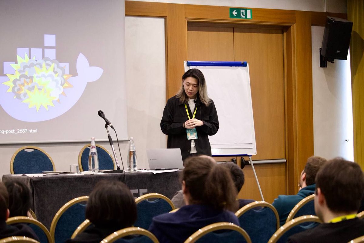 GoLab (@golab_conf) on Twitter photo Thank you, Takuto Nagami, for your talk: "Resizing Animated GIFs Without CGO or Third-Party Libraries". ✨
We truly appreciated your enthusiasm and how you embraced every moment of #GoLab2024. Thank you for sharing it all with us! 🙌
#GoLang <a href="/logica0419/">logica / Takuto Nagami</a> Thank you, Takuto Nagami, for your talk: "Resizing Animated GIFs Without CGO or Third-Party Libraries". ✨
We truly appreciated your enthusiasm and how you embraced every moment of #GoLab2024. Thank you for sharing it all with us! 🙌
#GoLang <a href="/logica0419/">logica / Takuto Nagami</a>