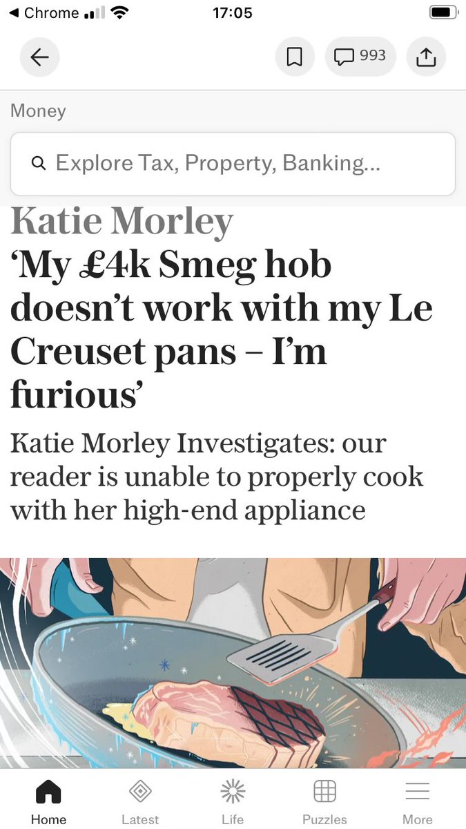 As usual, The Daily Telegraph focuses on the real suffering endured by some people in Britain: