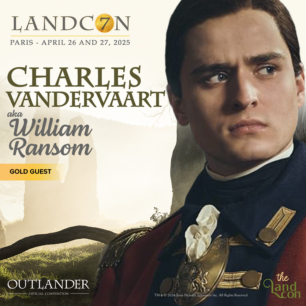 He plays a big-hearted soldier, a loving son, and a devoted friend. You first met him at #LandCon6 and  requested his return 😍 We’re delighted to announce that Charles Vandervaart will be joining us for #LandCon7 
Info : thelandcon.com/the-land-con-7/ 
#outlander #thelandcon