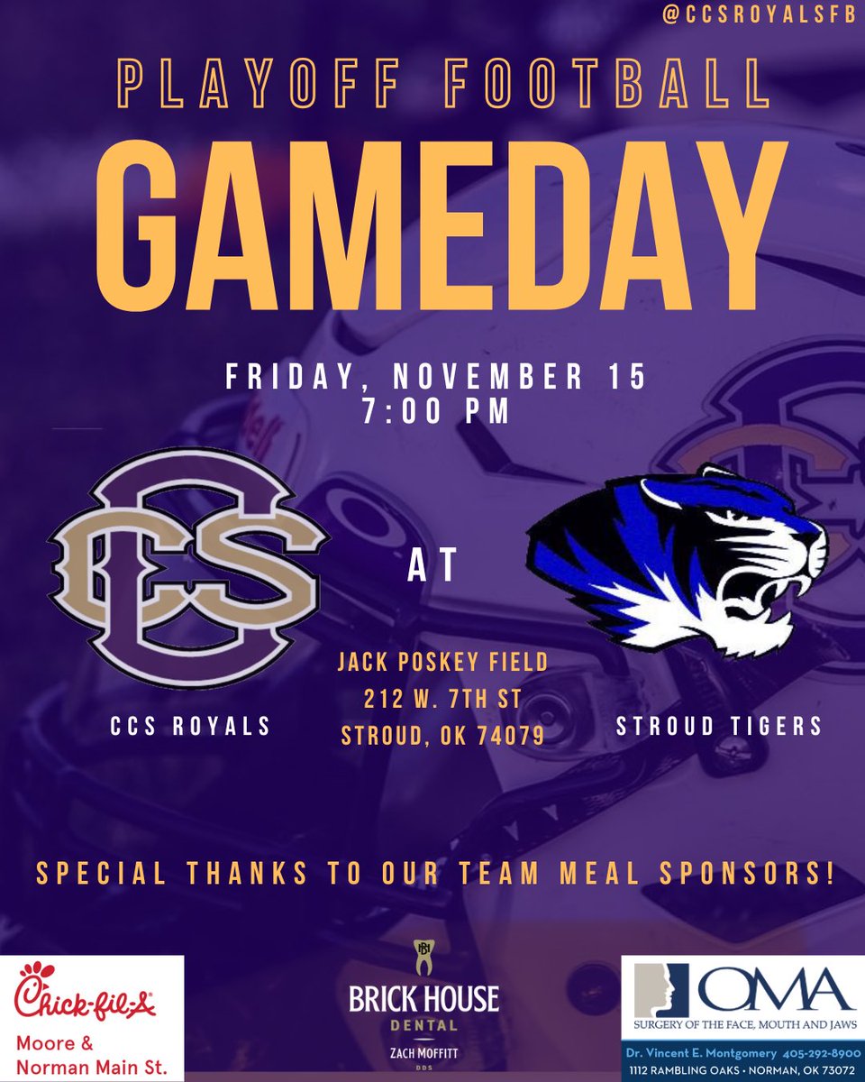 Playoff football starts TODAY!!!