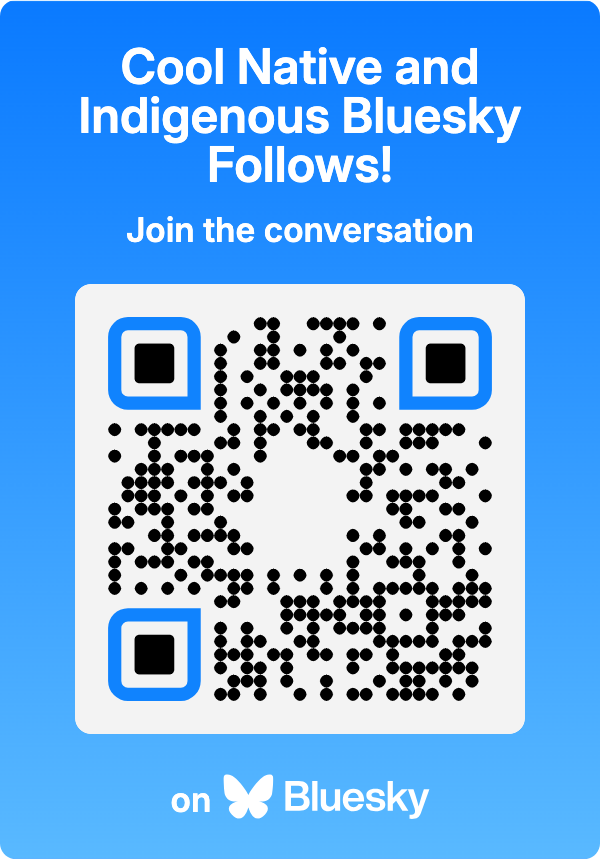 joeytainment's tweet photo. If you're looking to Native up your feed at the blue place for Native American Heritage Month, here's a QR code! https://t.co/zPnmiHWloH