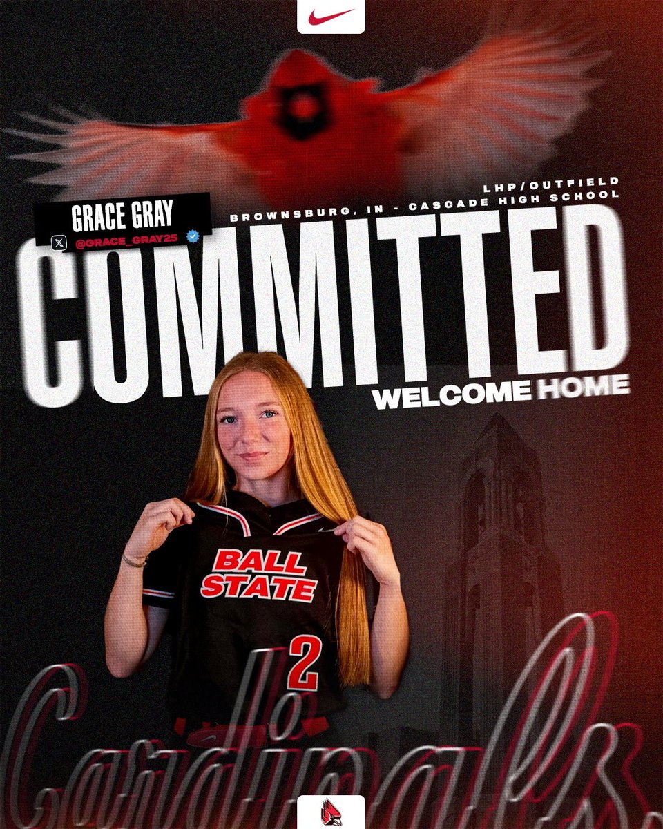 We have a new addition to the Ball State Softball Family ❤️

We’re excited to welcome Grace Gray (@grace_gray25) to The Nest

#ChirpChirp x #WeFly x #MACtion
