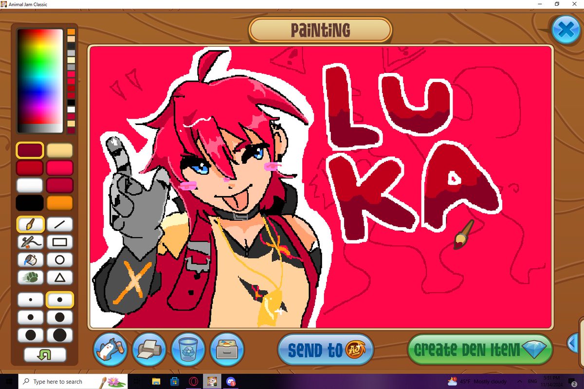 MforMorgab's tweet photo. i drew luka strongarm in the animal jan drawing studio https://t.co/e6a4rzUkI1