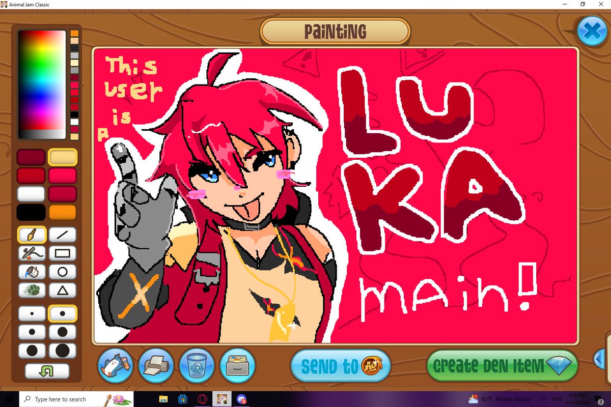 MforMorgab's tweet photo. i drew luka strongarm in the animal jan drawing studio https://t.co/e6a4rzUkI1
