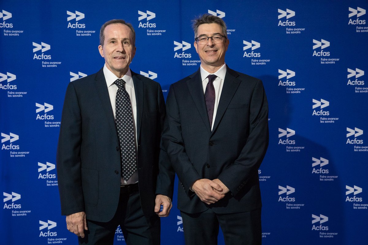 Acfas (@_acfas) on Twitter photo 🤝 Nouveau Prix Acfas Collaboration interordre – collégial et universitaire : Michel Olivier, <a href="/CegepGarneau/">Cégep Garneau</a> et Réal Vallée, <a href="/universitelaval/">Université Laval</a>
Parrainé par le <a href="/Ens_supQC/">Ministère de l'Enseignement supérieur du Québec</a> 🤝 Nouveau Prix Acfas Collaboration interordre – collégial et universitaire : Michel Olivier, <a href="/CegepGarneau/">Cégep Garneau</a> et Réal Vallée, <a href="/universitelaval/">Université Laval</a>
Parrainé par le <a href="/Ens_supQC/">Ministère de l'Enseignement supérieur du Québec</a>