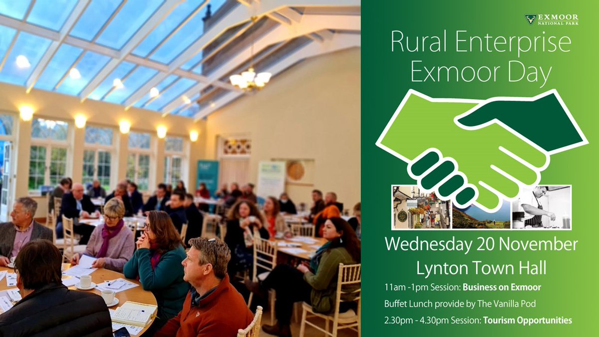 Join us Weds 20 November for a day of ideas to grow and evolve your business. 
Lynton Town Hall 11am. 

Tickets include talks from inspirational speakers and a delicious locally-produced networking lunch. 

Booking/full details here tinyurl.com/4rtsnj67 

<a href="/LLCliffRailway/">Cliff Railway Lynton</a>